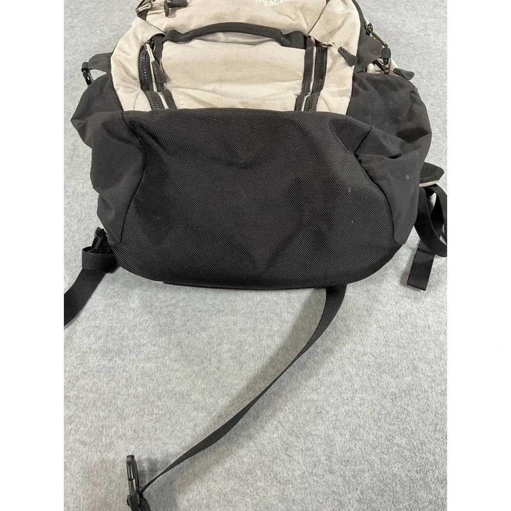 The North Face Surge Backpack Tan Black FlexVent Laptop Compartment Daypack